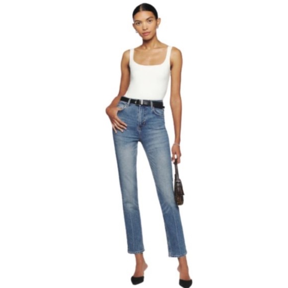 Reformation liza ultra high rise straight jeans US27 - Picture 1 of 5